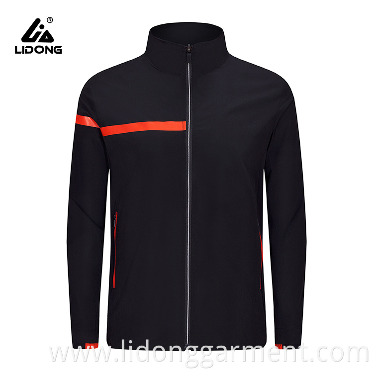 Wholesale customise logo men joggers suit blank black polyester tracksuits